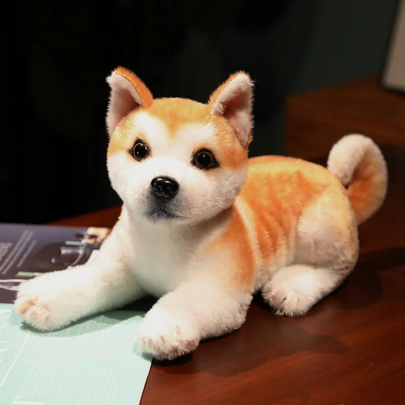 Fluffigt hund gosedjur med naturtroget Akita- och Shiba Inu-valputseende, för barn 9 Fluffigt hund gosedjur med naturtroget Akita- och Shiba Inu-valputseende, för barn - Bild 9