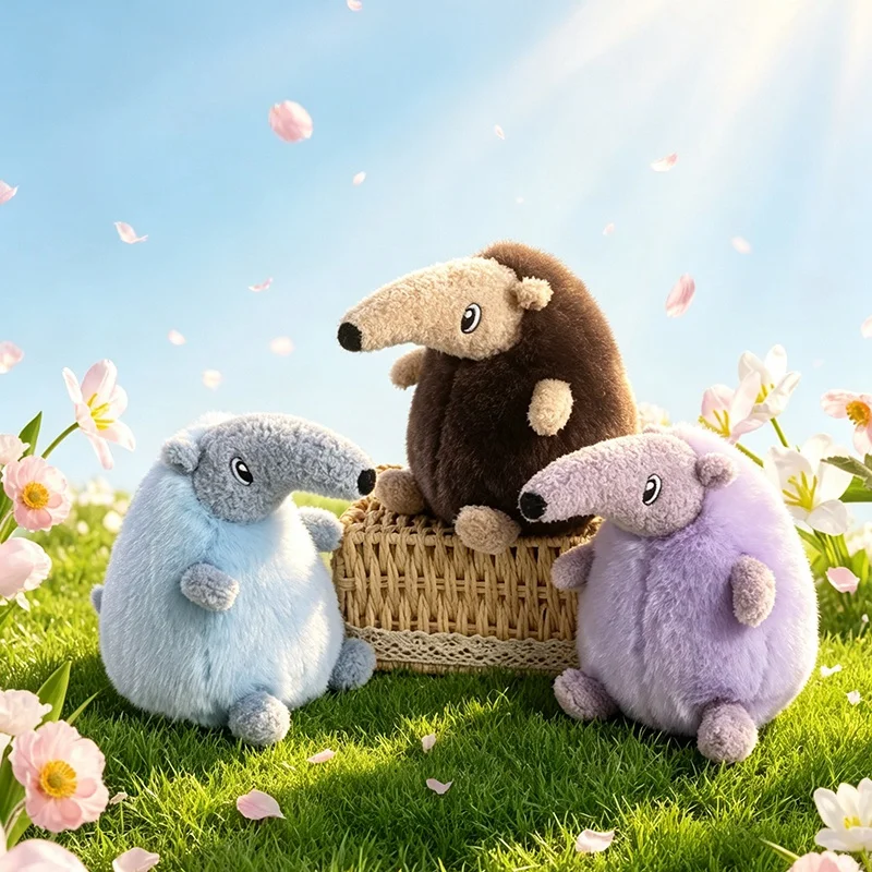 Anteater gosedjur, fluffig och söt, myrslok design extra mjuk 4 Anteater gosedjur, fluffig och söt, myrslok design extra mjuk - Bild 4