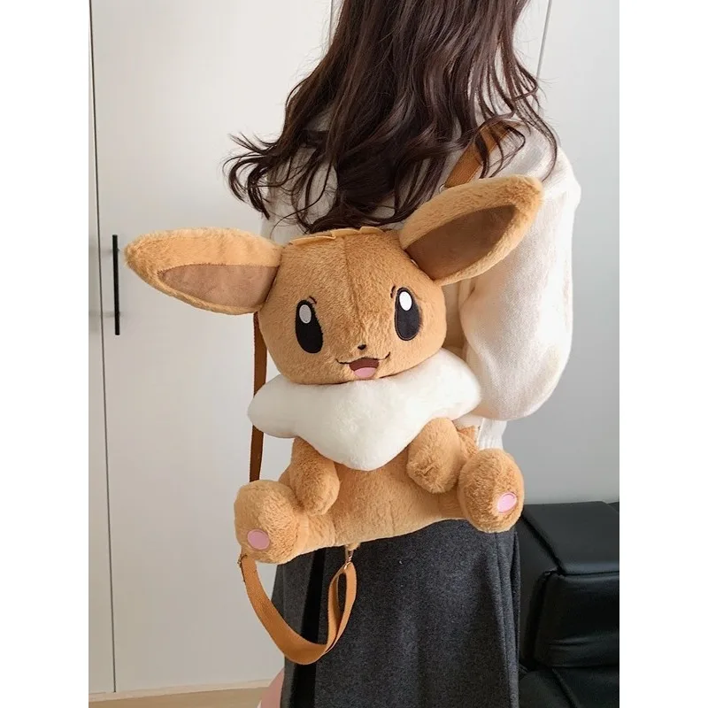Pokémon Sylveon figurformad ryggsäck i söt tecknad kawaii- och animestil för tjejer 4 Pokémon Sylveon figurformad ryggsäck i söt tecknad kawaii- och animestil för tjejer - Bild 4