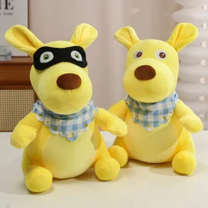Känguru gosedjur med ögonmask – kawaii mjukisdjur i storlek 30–50 cm