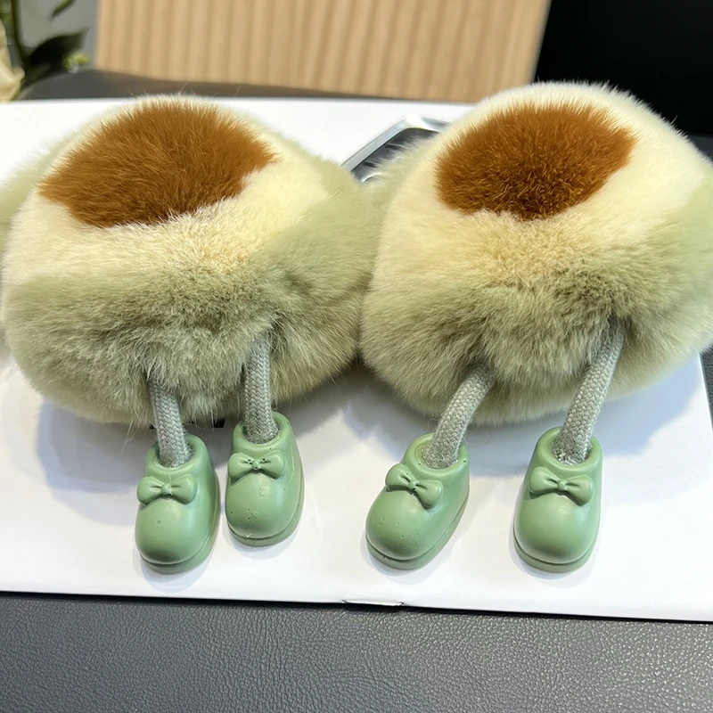 Avokadomotiv på söt kanindocka i kawaii-stil, som bilnyckelring och ryggsäckshänge 3 Avokadomotiv på söt kanindocka i kawaii-stil, som bilnyckelring och ryggsäckshänge - Bild 3