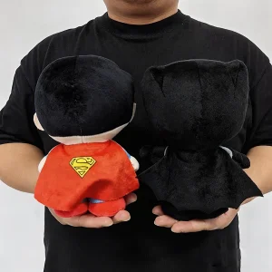 Batman gosedjur från DC Comics i klassisk Justice League-stil, med Superman, 20 cm