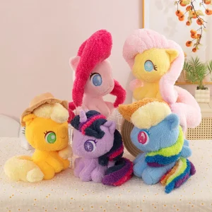 Alternative view of My Little Pony Q-version: Twilight Sparkle gosedjur med Rainbow Dash, Applejack, 28–36 cm