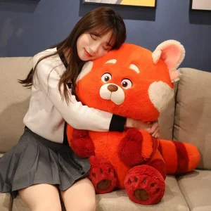 Disney Turning Red kawaii panda gosedjur i anime-stil, kudde och födelsedagspresent