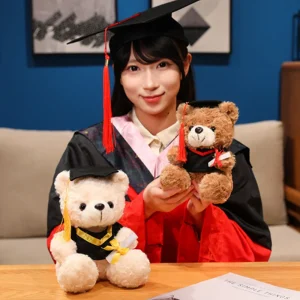 Björn gosedjur med doktorstema och examensmotiv i söt, rolig kawaii-stil, 16–25 cm 15 Björn gosedjur med doktorstema och examensmotiv i söt, rolig kawaii-stil, 16–25 cm