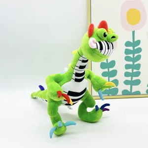 Poppy Playtime Pianosaurus dinosaurie gosedjur med pianotänder och monsterdesign