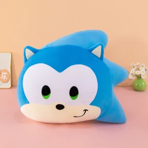 Sonic gosedjur som dubbelsidig kawaii-plyschkudde med tecknat motiv, 35–60 cm
