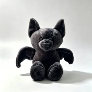 Bat gosedjur med avtagbara kläder, gullig gotisk Halloween-dekoration, 25–35 cm