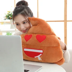 Djurfigurer gosedjur som plyschkudde, Poop-themed och kawaii, 25–45 cm