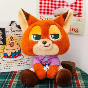 Kanin gosedjur från Zootopia med Judy och räven Nick, söt tecknad rumsdekoration, 35 cm 10 Kanin gosedjur från Zootopia med Judy och räven Nick, söt tecknad rumsdekoration, 35 cm
