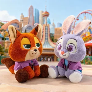 Kanin gosedjur från Zootopia med Judy och räven Nick, söt tecknad rumsdekoration, 35 cm 11 Kanin gosedjur från Zootopia med Judy och räven Nick, söt tecknad rumsdekoration, 35 cm