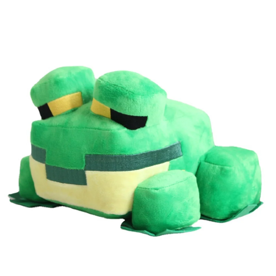Drake gosedjur i tecknad stil med axolotl, Creeper, spindel och Enderman som figurer 3 Drake gosedjur i tecknad stil med axolotl, Creeper, spindel och Enderman som figurer - Bild 3