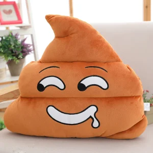 Djurfigurer gosedjur som plyschkudde, Poop-themed och kawaii, 25–45 cm