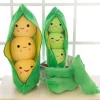Gosedjur i flera figurvarianter, plyschkudde med ärt- och bönmotiv i kawaii-stil 18 Gosedjur i flera figurvarianter, plyschkudde med ärt- och bönmotiv i kawaii-stil
