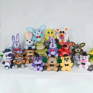 Five Nights at Freddy’s björn gosedjur med Bonnie i söt tecknad spelstil, 18 cm