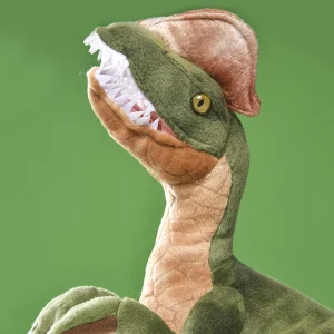 Jurassic Park Dilophosaurus dinosaurie gosedjur med dubbla nackkragar, mjuk presentfigur 13 Jurassic Park Dilophosaurus dinosaurie gosedjur med dubbla nackkragar, mjuk presentfigur
