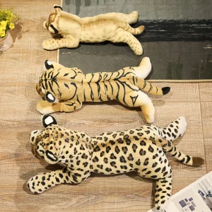 Lejon och tiger gosedjur som verklighetstrogen plyschkudde med söt design, 39–58 cm 14 Lejon och tiger gosedjur som verklighetstrogen plyschkudde med söt design, 39–58 cm