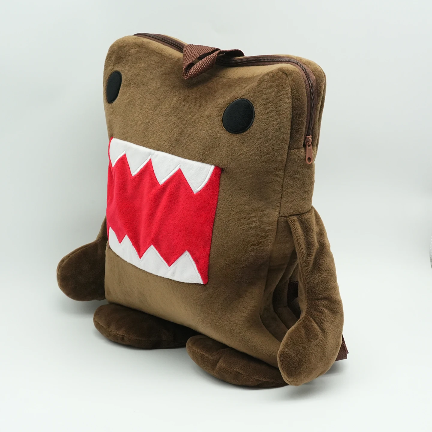 Söt brun kawaii-väska med Domo-kun som ryggsäck, tecknad modell, 1, 5 eller 8 st. 4 Söt brun kawaii-väska med Domo-kun som ryggsäck, tecknad modell, 1, 5 eller 8 st. - Bild 4