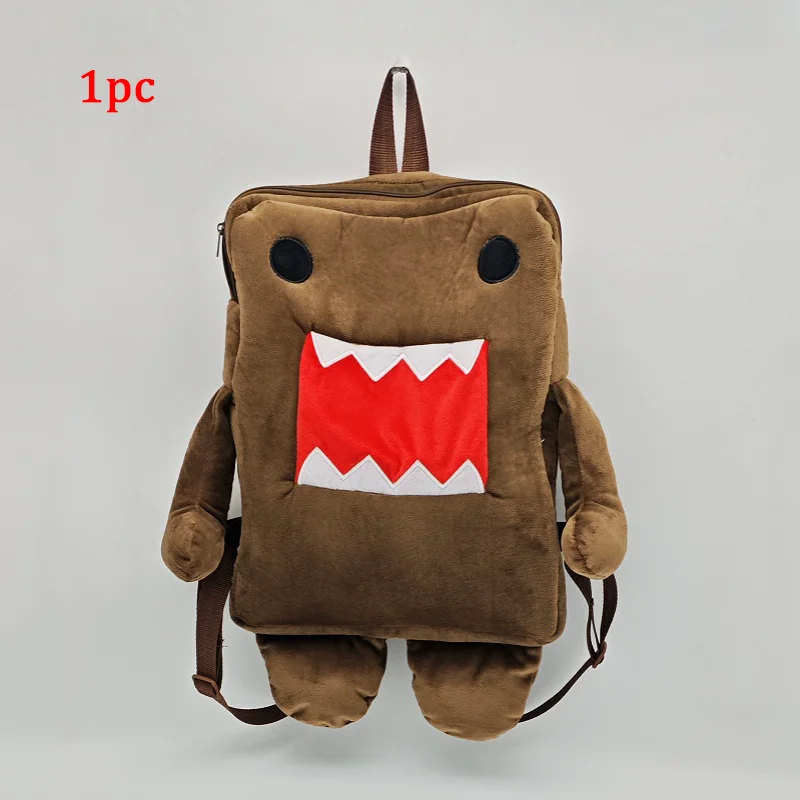 Söt brun kawaii-väska med Domo-kun som ryggsäck, tecknad modell, 1, 5 eller 8 st. 9 Söt brun kawaii-väska med Domo-kun som ryggsäck, tecknad modell, 1, 5 eller 8 st. - Bild 9