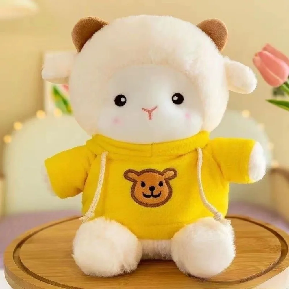 Kanin gosedjur som kramkudde med får, björn och alpacka i kawaii-stil med persikoblomma 12 Kanin gosedjur som kramkudde med får, björn och alpacka i kawaii-stil med persikoblomma - Bild 12