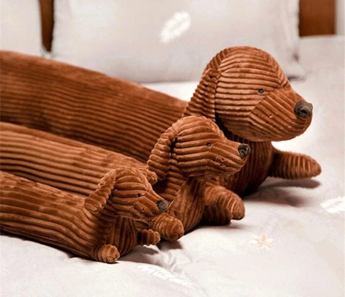 Dachshund som hundgosedjur, lång kroppskudde med söt och rolig stil, 50–110 cm 6 Dachshund som hundgosedjur, lång kroppskudde med söt och rolig stil, 50–110 cm - Bild 6
