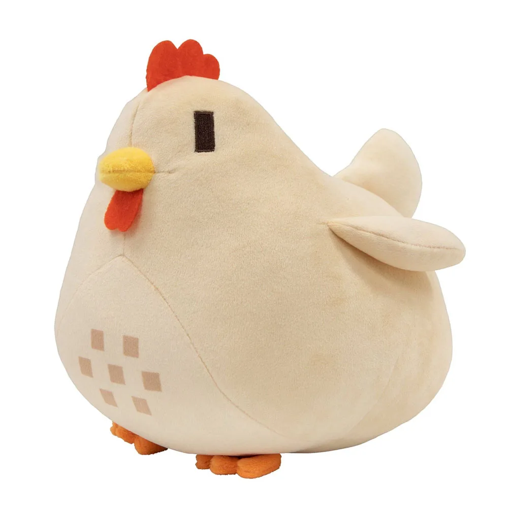 Tecknat kyckling gosedjur från Stardew Valley, mjukt utformat som kudde, 20 cm 8 Tecknat kyckling gosedjur från Stardew Valley, mjukt utformat som kudde, 20 cm - Bild 8