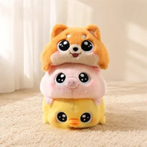 Pingvin gosedjur, Large-eyed och Chubby, shiba stora ögon rund
