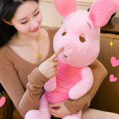 Piglet gosedjur från Winnie the Pooh, söt griskudde i tecknad stil, 22–50 cm