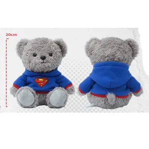 Batman gosedjur från DC Comics i klassisk Justice League-stil, med Superman, 20 cm