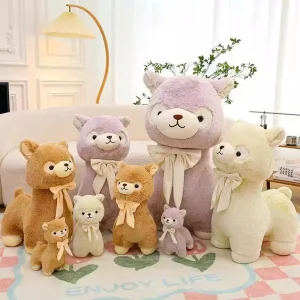 Stående, fluffiga gosedjur i flera figurvarianter med tecknad design, 25–33 cm 12 Stående, fluffiga gosedjur i flera figurvarianter med tecknad design, 25–33 cm