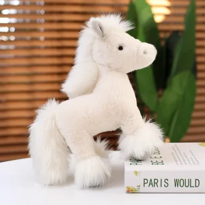 Horse gosedjur i realistisk ponnyform med klassisk design, födelsedagspresent