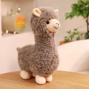 Alpaca gosedjur som mjuk kramkudde, soffkudde i kawaii-stil, plyschkudde, 30 cm