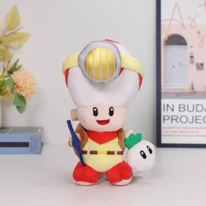 Captain Toad gosedjur från Super Bros och Treasure Tracker, mjuk docka med söt stil 7 Captain Toad gosedjur från Super Bros och Treasure Tracker, mjuk docka med söt stil
