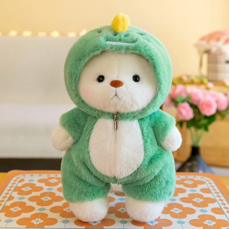 30–40 cm kawaii björn gosedjur i kläder, dockformat med tecknad stil för barn 8 30–40 cm kawaii björn gosedjur i kläder, dockformat med tecknad stil för barn - Bild 8