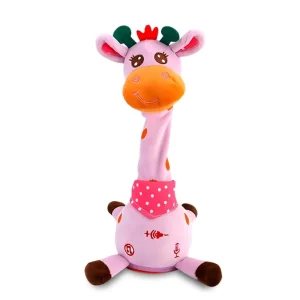 Dansande och talande giraffe gosedjur som upprepar vad du säger, svänger, lyser och spelar 10 sånger 15 Dansande och talande giraffe gosedjur som upprepar vad du säger, svänger, lyser och spelar 10 sånger
