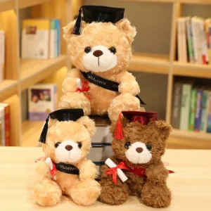 Björn gosedjur som björnkudde, Graduation björn och Wearing a doctor cap, 23–28 cm 11 Björn gosedjur som björnkudde, Graduation björn och Wearing a doctor cap, 23–28 cm