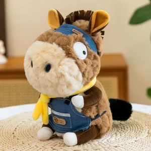 Donkey som nyckelring, söt och fluffig, donkeydekoration mjuk multiple outfits 14 Donkey som nyckelring, söt och fluffig, donkeydekoration mjuk multiple outfits