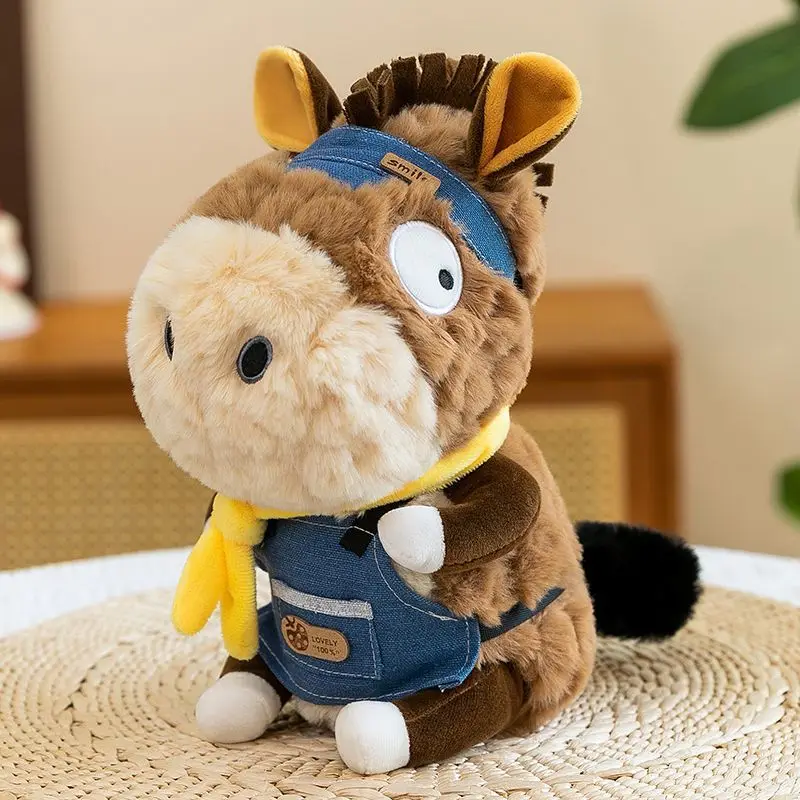 Donkey som nyckelring, söt och fluffig, donkeydekoration mjuk multiple outfits 7 Donkey som nyckelring, söt och fluffig, donkeydekoration mjuk multiple outfits - Bild 7