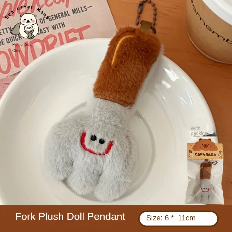 Kapybara- och delfinhängen i tecknad stil med bröd- och matmotiv samt kreativ design 9 Kapybara- och delfinhängen i tecknad stil med bröd- och matmotiv samt kreativ design - Bild 9
