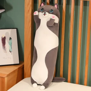 Katt gosedjur i form av lång Shiba Inu-hund, mjuk kudde med Corgi och Chai, 50–150 cm 29 Katt gosedjur i form av lång Shiba Inu-hund, mjuk kudde med Corgi och Chai, 50–150 cm