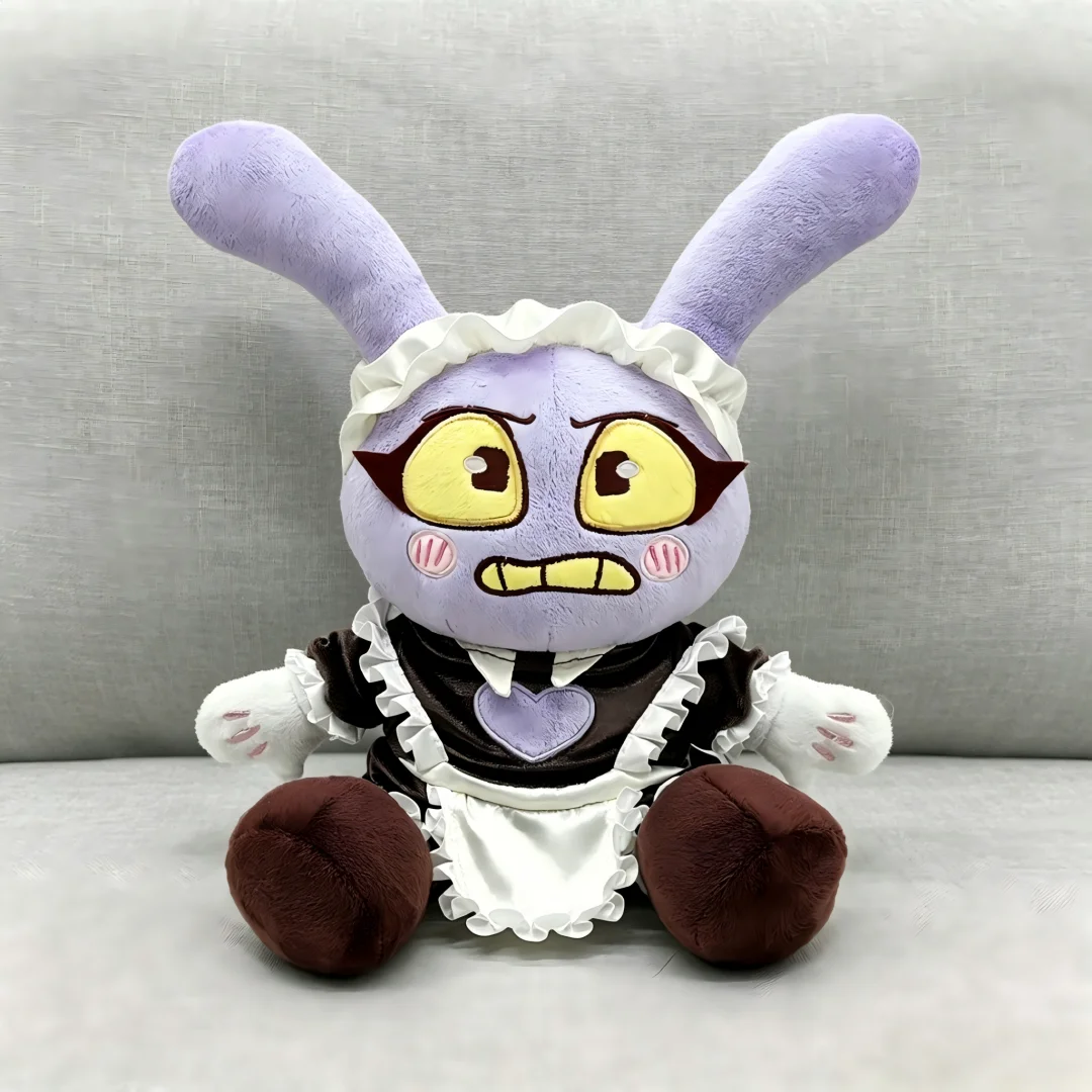 Jax kanin gosedjur i maid-stil med leksakspistol, 25 cm, från Amazing Digital Circus 8 Jax kanin gosedjur i maid-stil med leksakspistol, 25 cm, från Amazing Digital Circus - Bild 8
