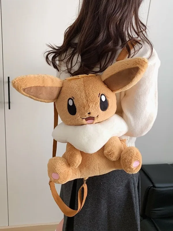 Pokémon Sylveon figurformad ryggsäck i söt tecknad kawaii- och animestil för tjejer 8 Pokémon Sylveon figurformad ryggsäck i söt tecknad kawaii- och animestil för tjejer - Bild 8