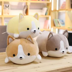 Söt kawaii corgi-valp, hund gosedjur som kudde och hemdekoration för barn, 30 cm