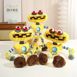 Wubbox mjuk robotmonsterfigur från My Singing Monsters för sovrum och skrivbord