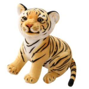 Tiger gosedjur som tigerkudde, Baby tiger design och mjuk, 23–33 cm 12 Tiger gosedjur som tigerkudde, Baby tiger design och mjuk, 23–33 cm