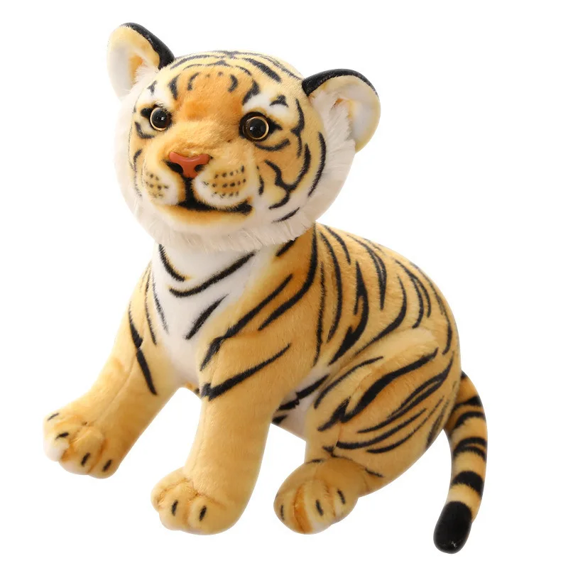 Tiger gosedjur som tigerkudde, Baby tiger design och mjuk, 23–33 cm 5 Tiger gosedjur som tigerkudde, Baby tiger design och mjuk, 23–33 cm - Bild 5