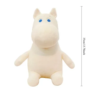 Hippo gosedjur som ankakudde, vit och söt, moomins anka tecknad stil, 35–50 cm 11 Hippo gosedjur som ankakudde, vit och söt, moomins anka tecknad stil, 35–50 cm