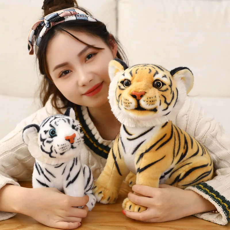 Tiger gosedjur som tigerkudde, Baby tiger design och mjuk, 23–33 cm 3 Tiger gosedjur som tigerkudde, Baby tiger design och mjuk, 23–33 cm - Bild 3