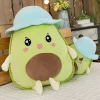 Avokadokudde som gosedjur i flera figurvarianter, med hatt i kawaii-stil, 30–80 cm