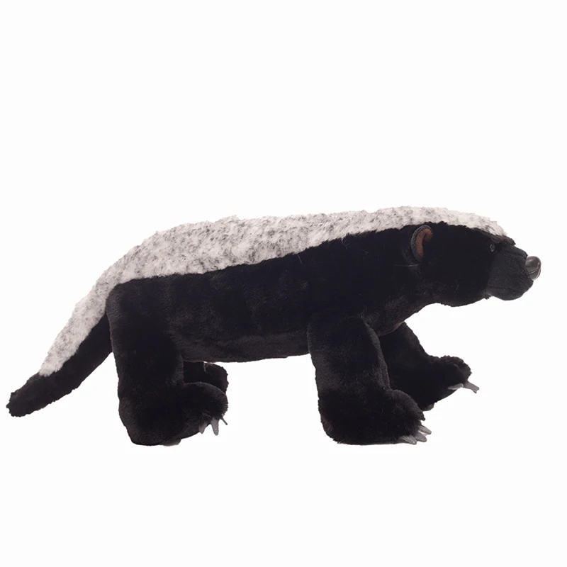 Honey badger gosedjur med naturtroget tecknat utseende, mjukt och kramvänligt, 40–50 cm 7 Honey badger gosedjur med naturtroget tecknat utseende, mjukt och kramvänligt, 40–50 cm - Bild 7